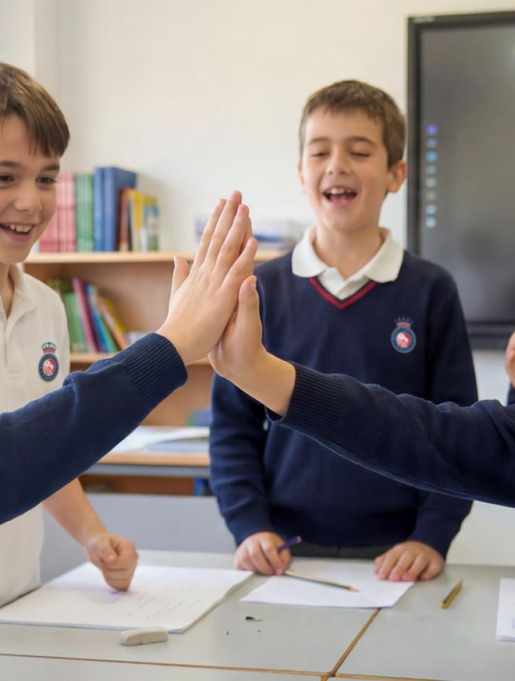 Alumnos de Primaria en King's College, Alicante